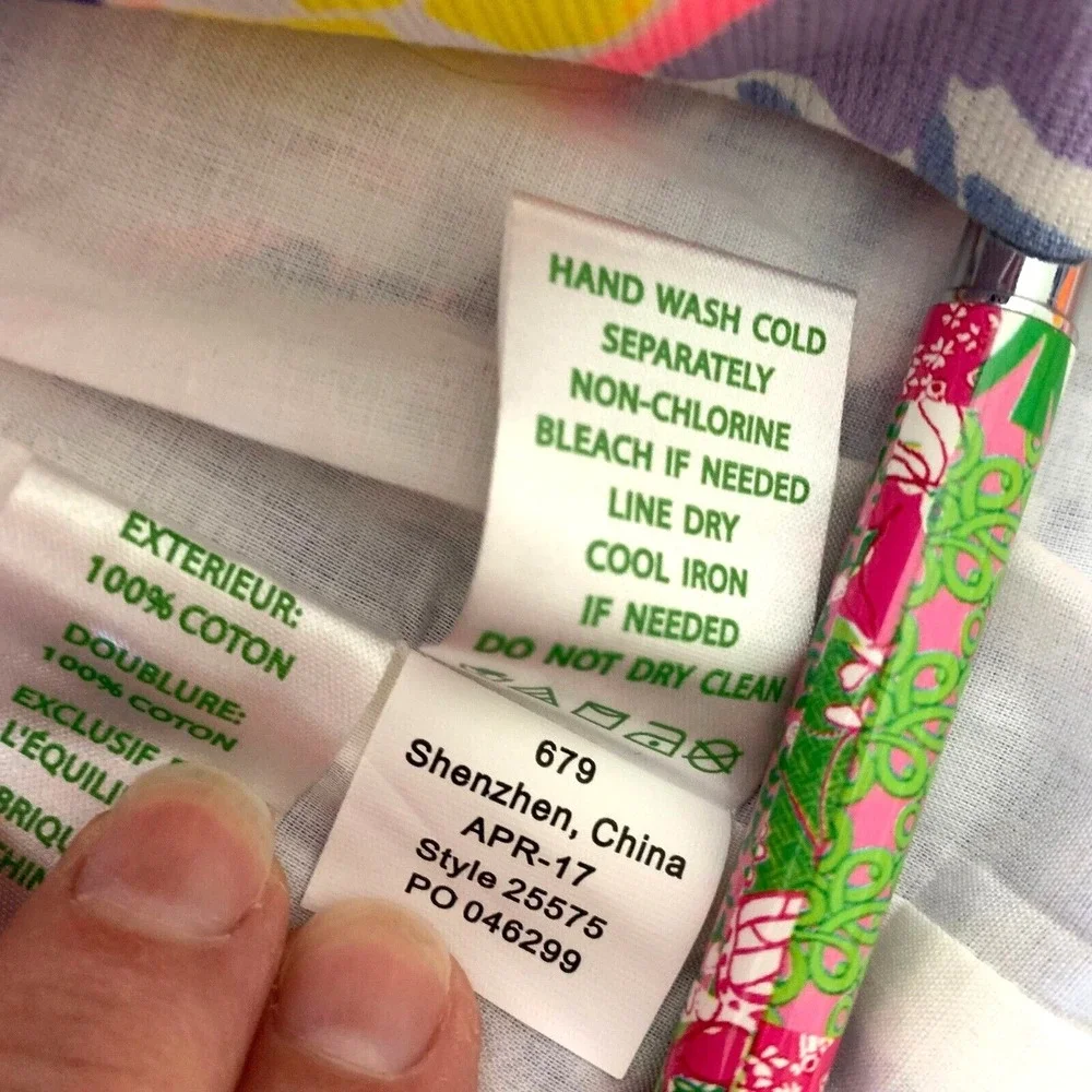 Lilly Pulitzer Pearl‎ Shift Dress Lilac Verbena So Snappy sz 0 Zipper Charm